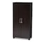 Baxton Studio Marine 2-Door Wood Entryway Shoe Storage Cabinet 153-9156 - alternate 1